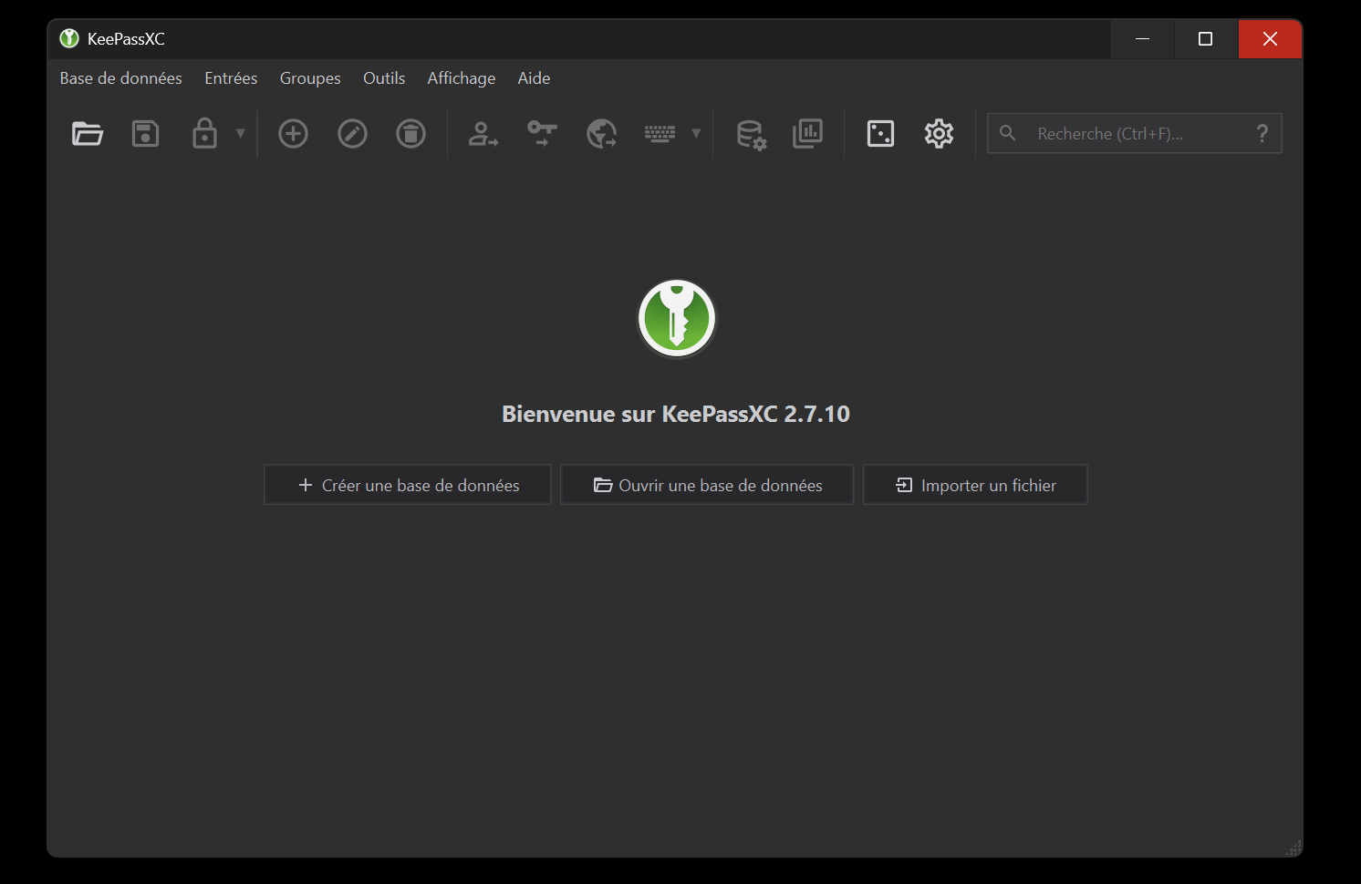 Figure 2: Application home page