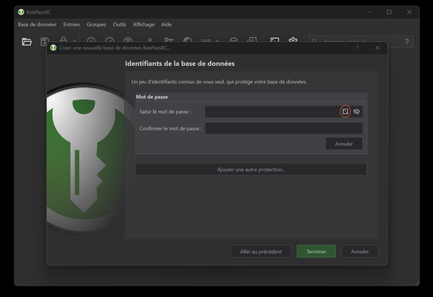 Figure 4: Defining logins for database access